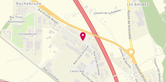 Plan de C.V Confort - Menuiserie Charpente R, 72 Rue Aristide Berges, 38340 Voreppe