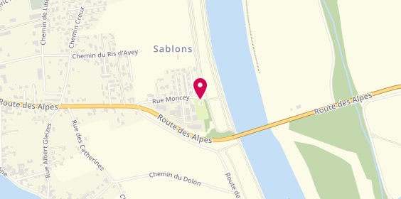 Plan de Seitier, 19 Rue Moncey, 38550 Sablons