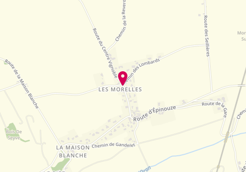 Plan de Orlando de Moura, Hameau Les Morelles 212 Route Centre Vignoble, 26210 Lapeyrouse-Mornay