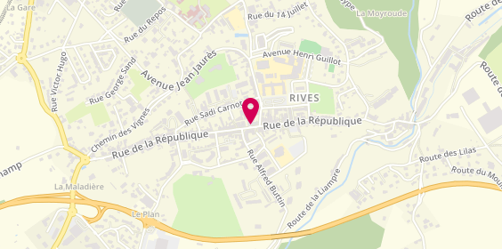 Plan de Entreprise Rival A, 73 Rue de la Republique, 38140 Rives