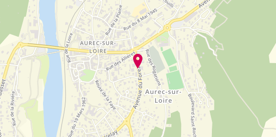 Plan de BOTTE Mickaël, 22 Avenue Forez, 43110 Aurec-sur-Loire