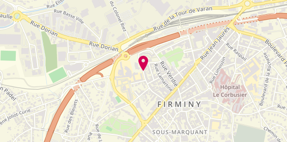 Plan de A2D Platrerie Peinture Revetements, 37 Loire, 42700 Firminy