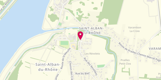 Plan de BOUILLOUX Pascal, 4 Bis Route des Balmes, 38370 Saint-Alban-du-Rhône
