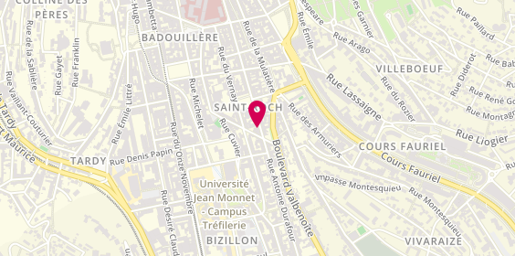 Plan de La Maison Zipfel, 60 Rue Antoine Durafour, 42100 Saint-Étienne