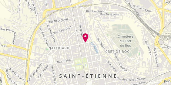 Plan de TUCCERI Jean Pierre, 8 Rue Boucher de Perthes, 42000 Saint-Étienne