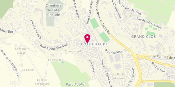 Plan de Dpp, 8 Rue Champrond, 42000 Saint-Étienne