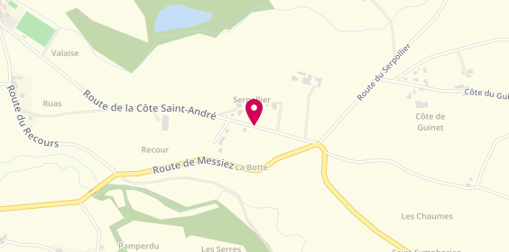 Plan de PERENET Daniel, Le Serpollier 1039 Route Cote Saint André, 38440 Villeneuve-de-Marc