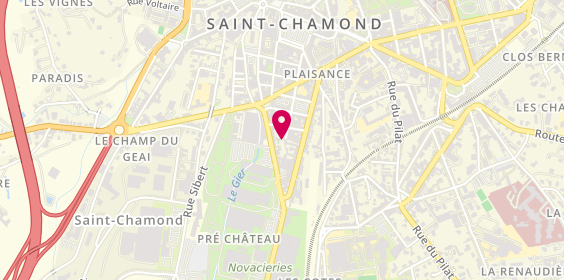 Plan de YURTKARP Kadir, 41 Rue Maurice Bonnevialle, 42400 Saint-Chamond