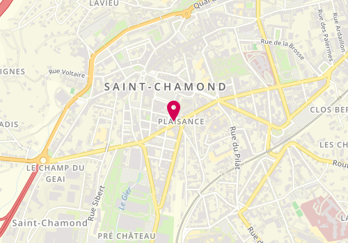 Plan de G.M.S Concept, 18 Rue Gambetta, 42400 Saint-Chamond