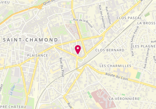 Plan de DREVET Jocelyn, 25 Rue Dugas Montbel, 42400 Saint-Chamond