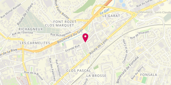 Plan de LACHHEB Noureddine, 23 Grande Rue, 42400 Saint-Chamond