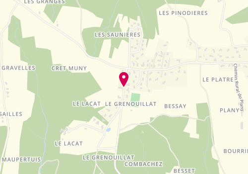 Plan de Christophe Adamo, 129 Chemin du Grenouillat, 69560 Saint-Cyr-sur-le-Rhône