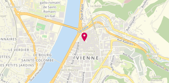 Plan de Lopez Carrelage Viennois, 3 Clercs, 38200 Vienne