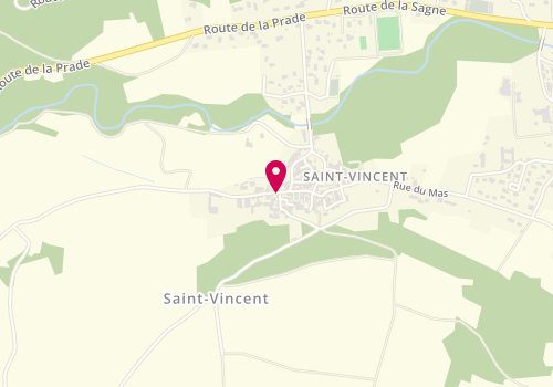 Plan de Entreprise AYTEN Hassan, Résidence Les Fontzeaux Rue Vignes, 63320 Saint-Vincent