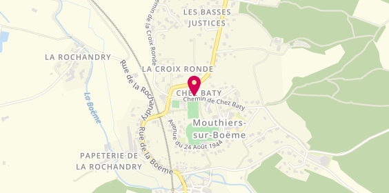 Plan de Sud Charente Peinture, 3 Chemin de Chez Baty, 16440 Mouthiers-sur-Boëme