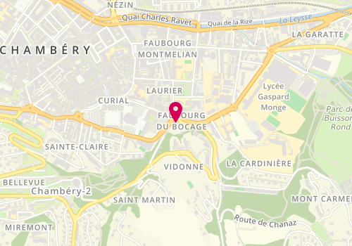 Plan de Ets Boulhoujat, 7 Montée de La
Chem. Font Saint-Martin, 73000 Chambéry