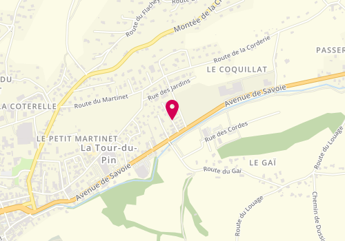 Plan de COLLET Xavier, 60 Impasse Coquillat, 38110 Saint-Clair-de-la-Tour