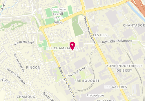 Plan de Plâtr Peintur Isol Christophe Bolley, 203 Rue Champagnes, 73290 La Motte-Servolex