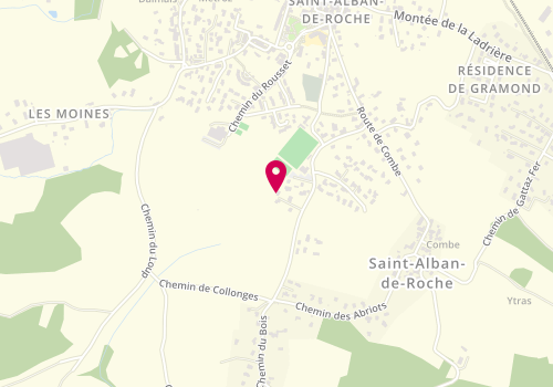 Plan de Sd Peinture, 14 Chemin Bois, 38080 Saint-Alban-de-Roche