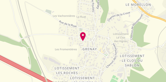 Plan de ALLIROL Frédéric, 77 Rue des Fromentières, 38540 Grenay