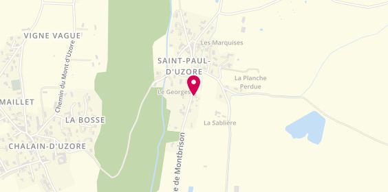 Plan de Thioliere Platrerie Patrick, Lieu-Dit Bourg, 42600 Saint-Paul-d'Uzore