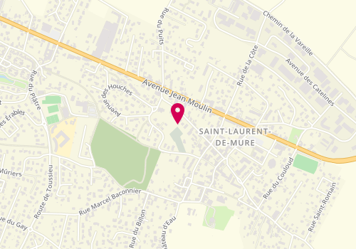 Plan de Côté Mur, 16 Rue de la Croix Blanche, 69720 Saint-Laurent-de-Mure