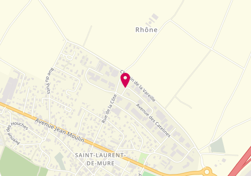Plan de Entreprise Bonello, 1 Avenue Catelines, 69720 Saint-Laurent-de-Mure