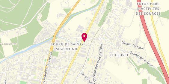 Plan de MENDOLA Carrelage, 158 avenue de Saint-Simond, 73100 Aix-les-Bains