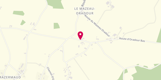 Plan de DUVAL Pascal, 3 Route Oradour Haut, 87130 Linards