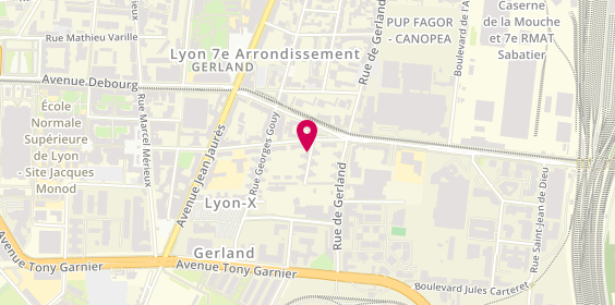 Plan de MOISAN Gérard, 52 Rue de l'Effort, 69007 Lyon