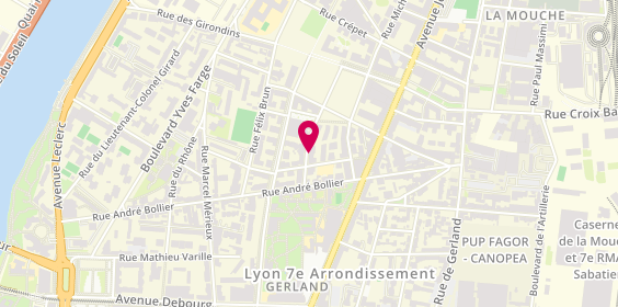 Plan de As'pro Renov, 12 Rue Simone de Beauvoir, 69007 Lyon