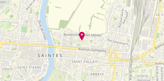 Plan de VHH Peinture, 18 Boulevard Guillet Maillet, 17100 Saintes