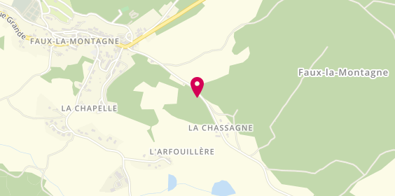Plan de Aerogommage du Limousin, Route de Tarnac le Bourg, 23340 Faux-la-Montagne