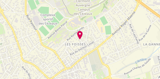Plan de Dumond Jean-Pierre, 8 Rue Georges Bizet, 63170 Aubière