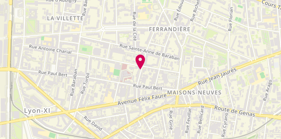 Plan de LEVRAT Christian, 11 Rue Saint-Eusèbe, 69003 Lyon