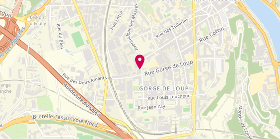 Plan de Karo As d'Lyon, 24 avenue Joannès Masset, 69009 Lyon