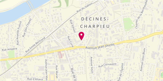 Plan de B2R, 6 Rue Proudhon, 69150 Décines-Charpieu