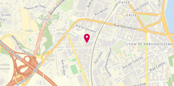 Plan de SAS André VIAL, 78 Rue du Bourbonnais, 69009 Lyon