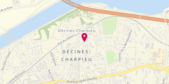 Plan de Sahin, 51 Avenue Edouard Herriot, 69150 Décines-Charpieu