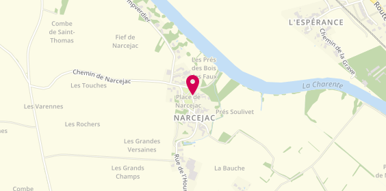 Plan de RLH, 20 Place Narcejac, 17100 Saintes