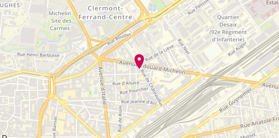 Plan de Pro Finitions, 24 Rue de Châteaudun, 63000 Clermont-Ferrand