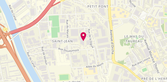 Plan de Sppnr Lyonnaise, 14 Rue de la Digue, 69100 Villeurbanne