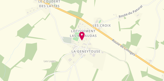 Plan de Lebreaud Sylvain, 10 Lotissement Las Minaudas, 87400 La Geneytouse