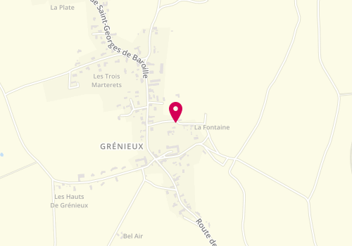 Plan de DUTEL Bertrand, Grénieux 10 Chemin la Fontaine, 42510 Nervieux