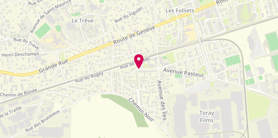 Plan de Revbat Construction, 8 Avenue Brotteaux, 01700 Saint-Maurice-de-Beynost