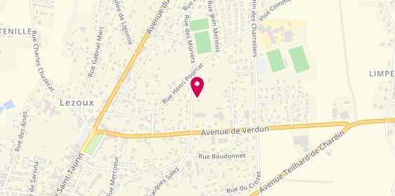 Plan de Alzaix Bruno, 4A Rue Pierre de Coubertin, 63190 Lezoux