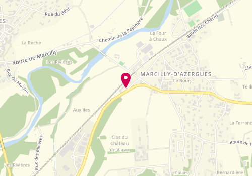 Plan de Carrelages Paul Pa, 15 Route des Chères, 69380 Marcilly-d'Azergues