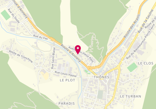Plan de Tochon-Danguy Gilles, 30 avenue d'Annecy, 74230 Thônes