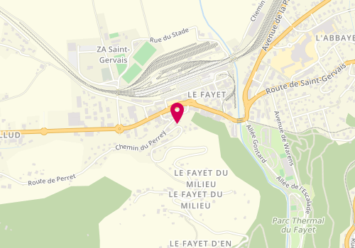Plan de THURM Pascal, 3470 Route Amerands, 74170 Le Fayet