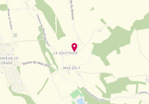 Plan de ROUAT David, 285 C Route du Brevet, 01800 Rignieux-le-Franc